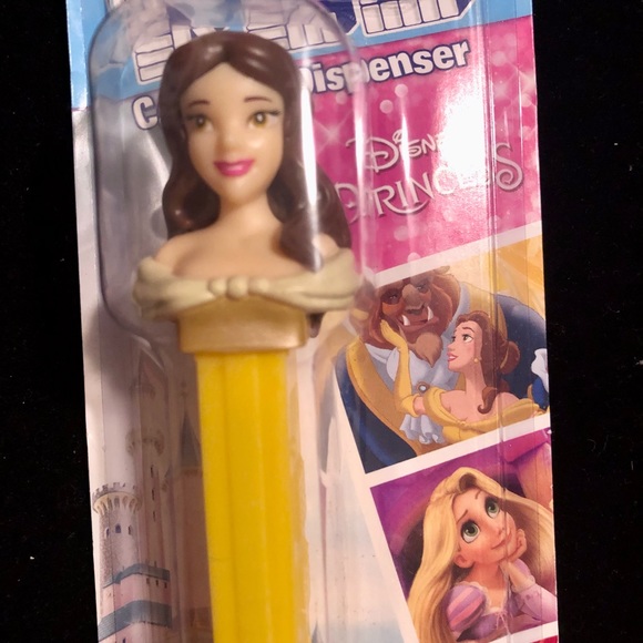 Beauty and the Beast -Disney princess PEZ CANDY AND DISPENSER NEW hard card - Picture 3 of 4